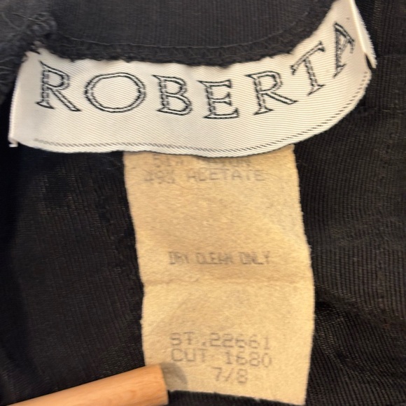 Robert Tate Black Fringe Flapper Dress Size 7/8 Gatsby 1920s Party Costume - Picture 2 of 8